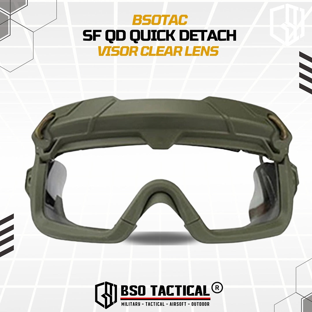 SF QD Quick Detach Tactical Goggle Gentex Ops Core Style