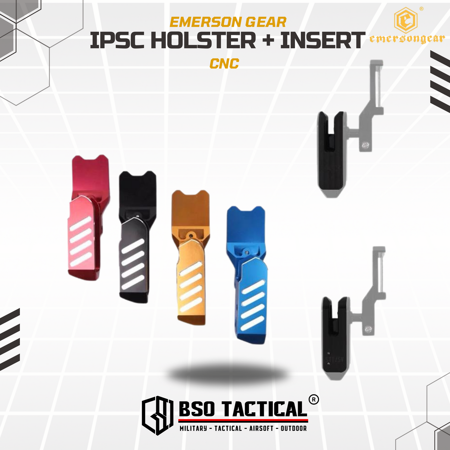 Emerson Gear IPSC Holster Housing AA Style Included Insert CNC Material