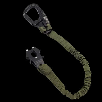 Tali Elastic Cord Retention Lanyard Tactical Quick Release Alumunium Buckle