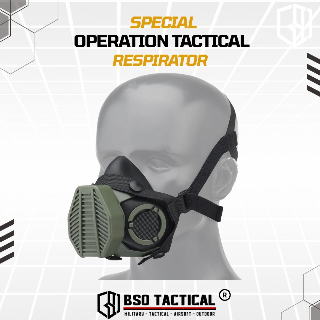 SOTR Style Tactical Mask Breather Hepa Filter Function Special Respirator