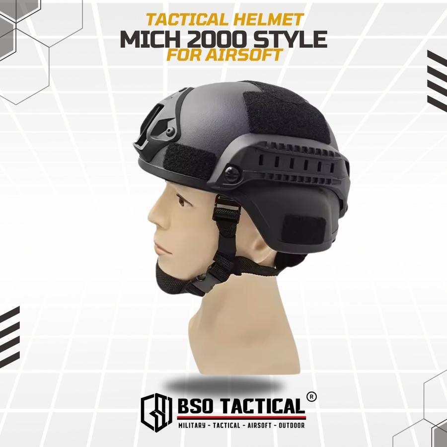 Tactical Outdoor Helmet Mich 2000 Multifungsi Helm Head Protection - Lightweight Version