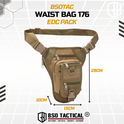Tas Selempang Pinggang Tactical Waist Bag EDC Pack - TS176