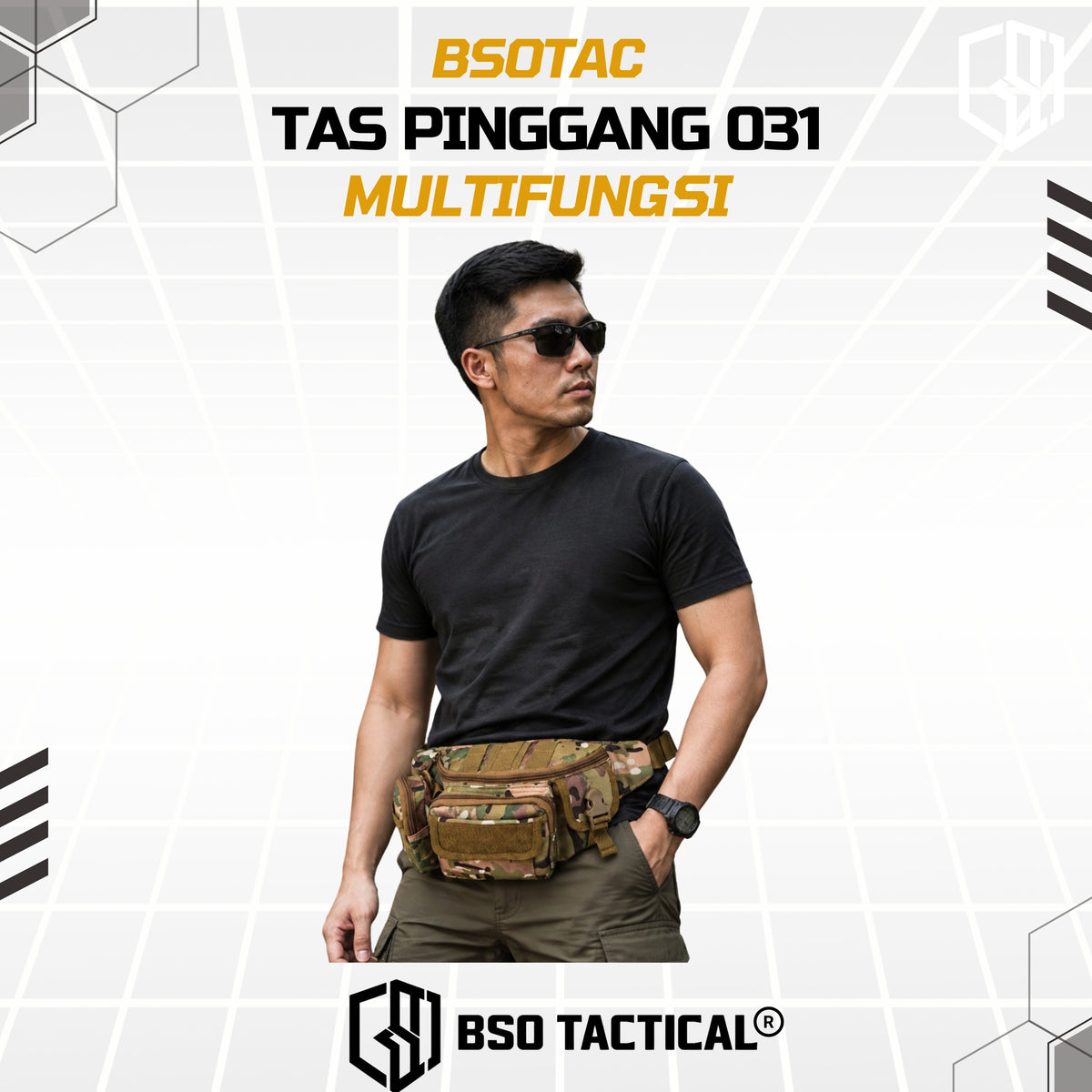 Tas Pinggang Multifungsi Travel Pack Waisted Bag Outdoor Nylon