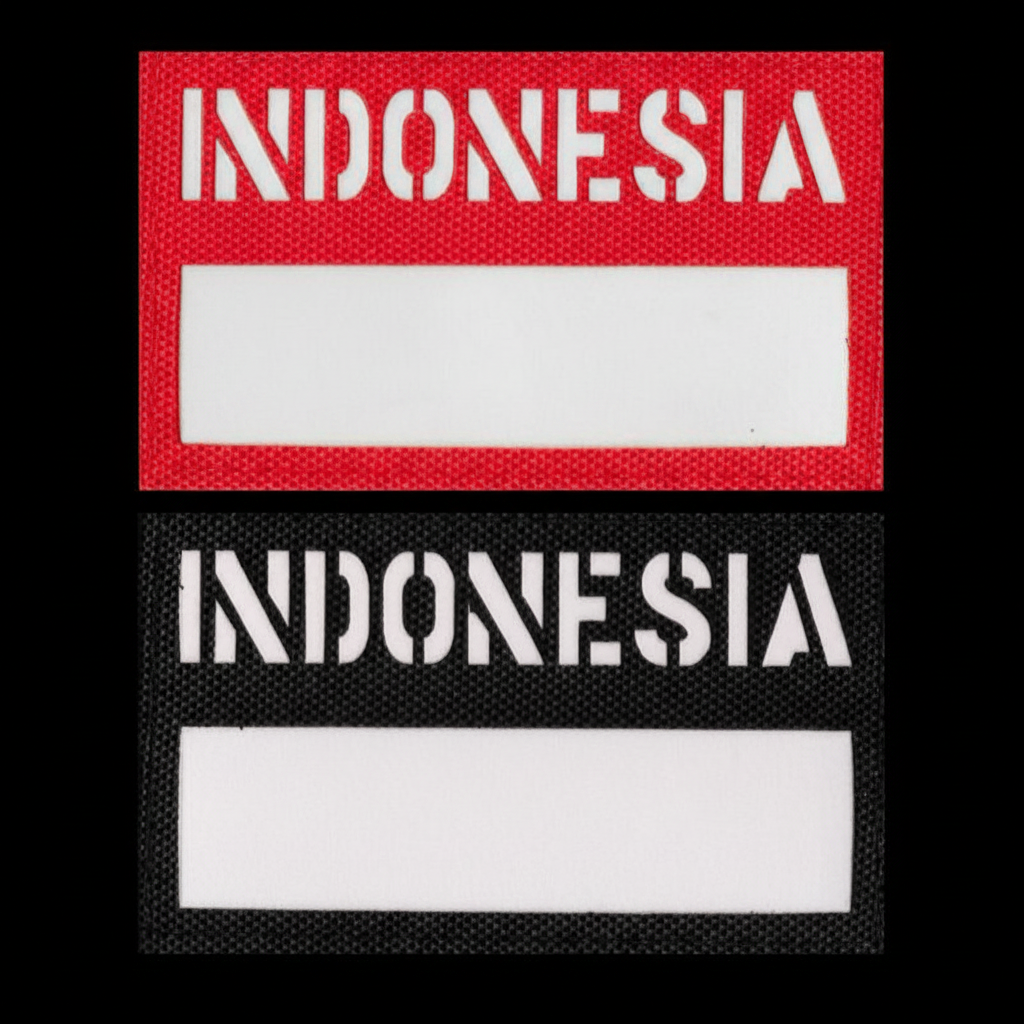GE Laser Cut Patch Indonesia IR Patches 8.5cm x 5cm