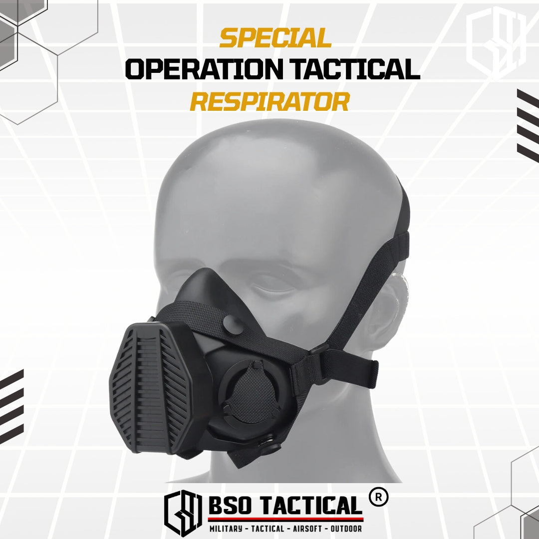 SOTR Style Tactical Mask Breather Hepa Filter Function Special Respirator