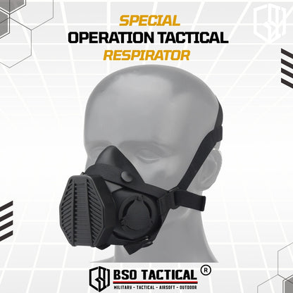 SOTR Style Tactical Mask Breather Hepa Filter Function Special Respirator