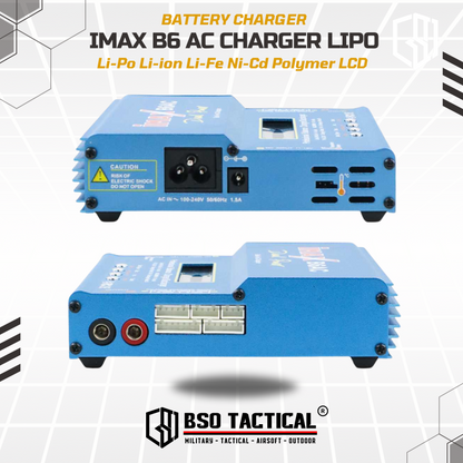 IMAX B6AC Charger Baterai LiPo dengan AC Adapter Integrated RC Battery Remote Control Toy