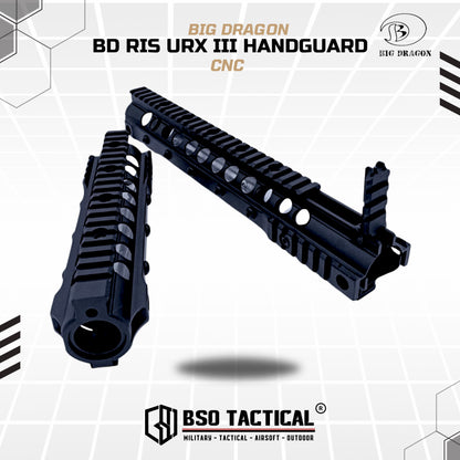 BD Tactical RIS URX III Style Handguard CNC for Airsoft