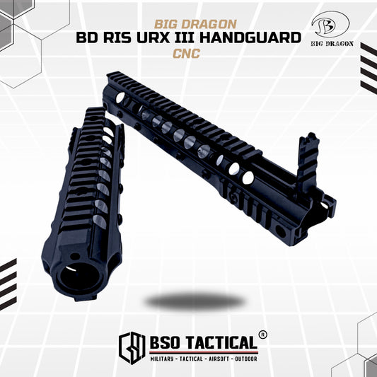 BD Tactical RIS URX III Style Handguard CNC for Airsoft