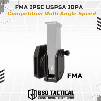 FMA IPSC USPSA IDPA Competition Multi Angle Speed 9mm Mag Pouch
