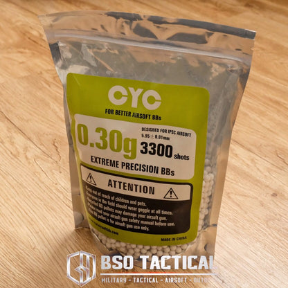 BB CYC 6mm 0.30 g / 0,30 g 3300 Shots Original For Airsoft - ORIGINAL