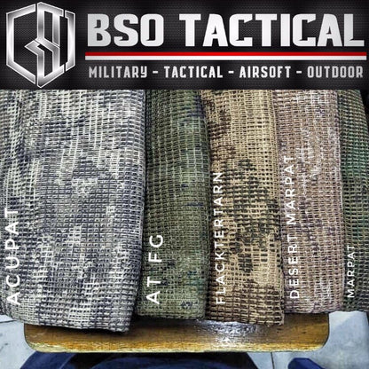Sorban Jala Sniper Veil Outdoor Tactical Camouflage Mesh Scarf - 160x90 cm