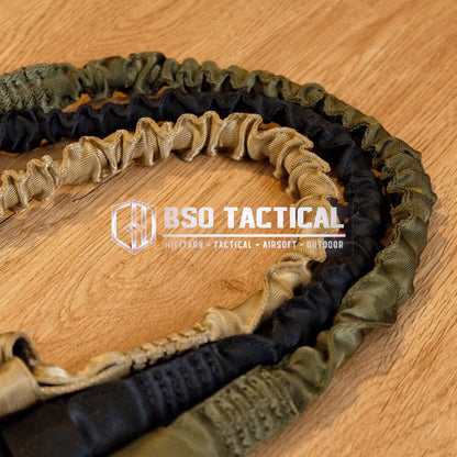 Tactical Safety Lanyard Single Point Outdoor Tali Elastic Ropes