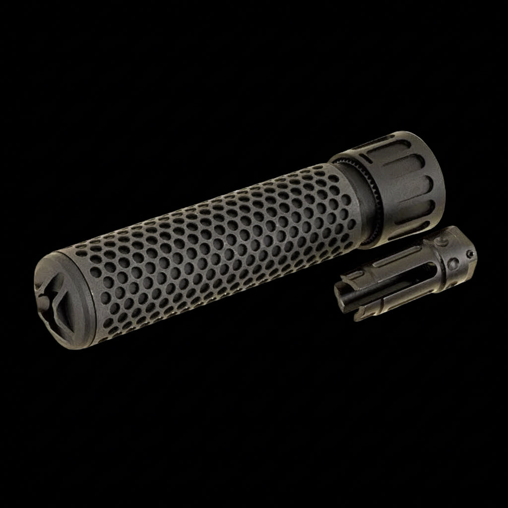 Tactical Silencer KAC Style 5.56 QD Long Mock Suppresor Flash Hider