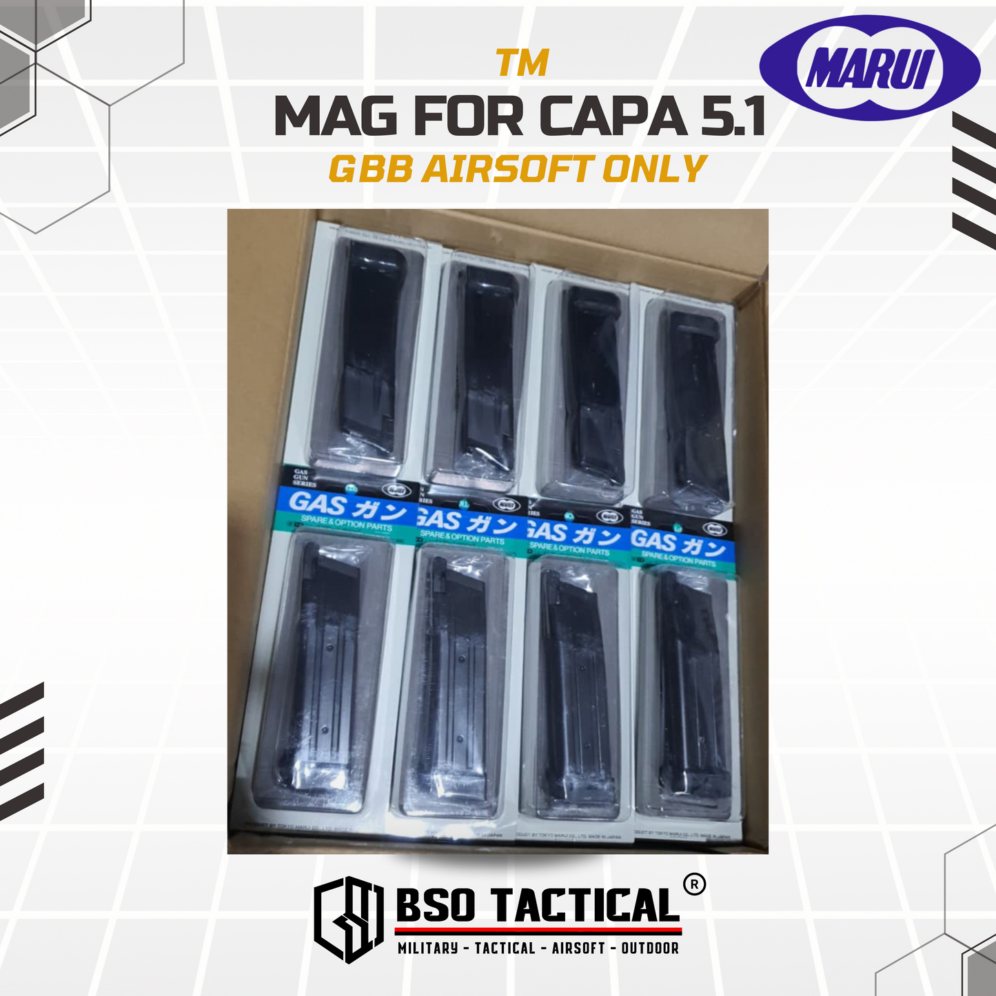 Mag TM Capa 5.1 GBB 31rds Green Gas Version - ORIGINAL