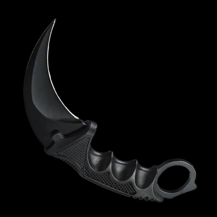 Pisau Krambit CS GO Tactical Outdoor Hunting Knife EDC Survival Knife - Black