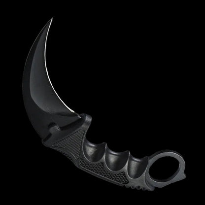 Pisau Krambit CS GO Tactical Outdoor Hunting Knife EDC Survival Knife - Black