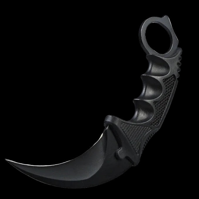Pisau Krambit CS GO Tactical Outdoor Hunting Knife EDC Survival Knife - Black