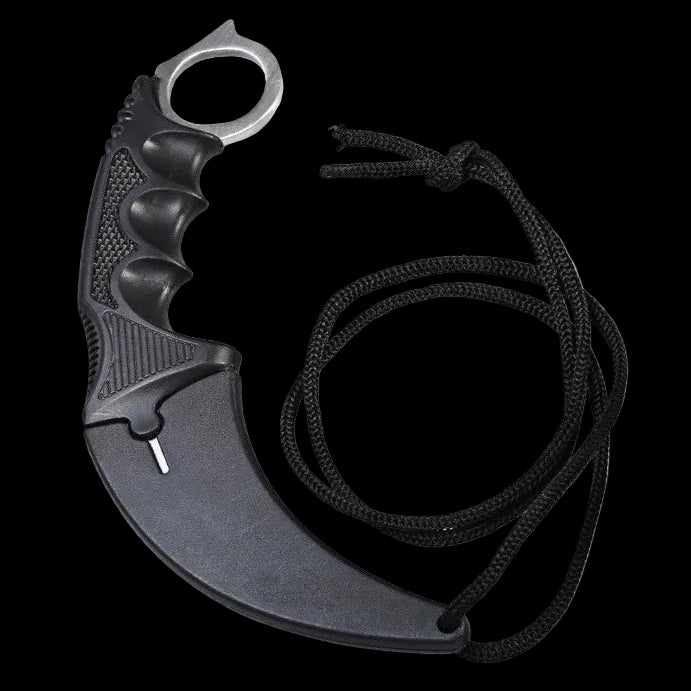 Pisau Krambit CS GO Tactical Outdoor Hunting Knife EDC Survival Knife - Black