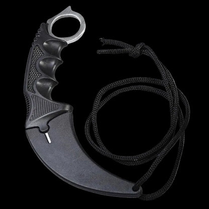 Pisau Krambit CS GO Tactical Outdoor Hunting Knife EDC Survival Knife - Black