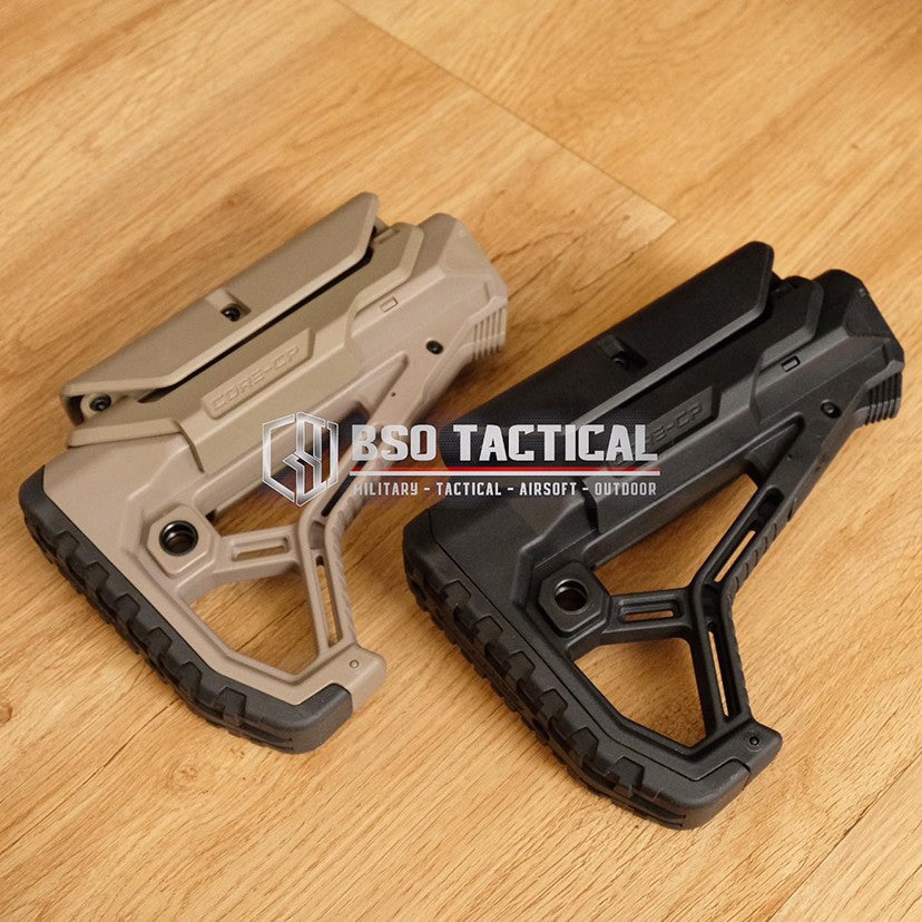 BD Tactical Popor Core CP Style for AEG Polymer Buttstock with Cheek Riser