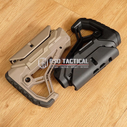 BD Tactical Popor Core CP Style for AEG Polymer Buttstock with Cheek Riser