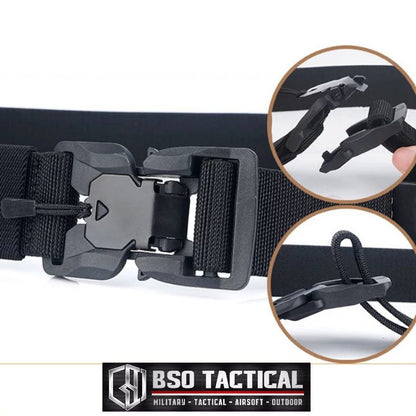 Ikat Pinggang Magnetic V2 Tactical Nylon Outdoor Belt with Quick Release Strap Gesper