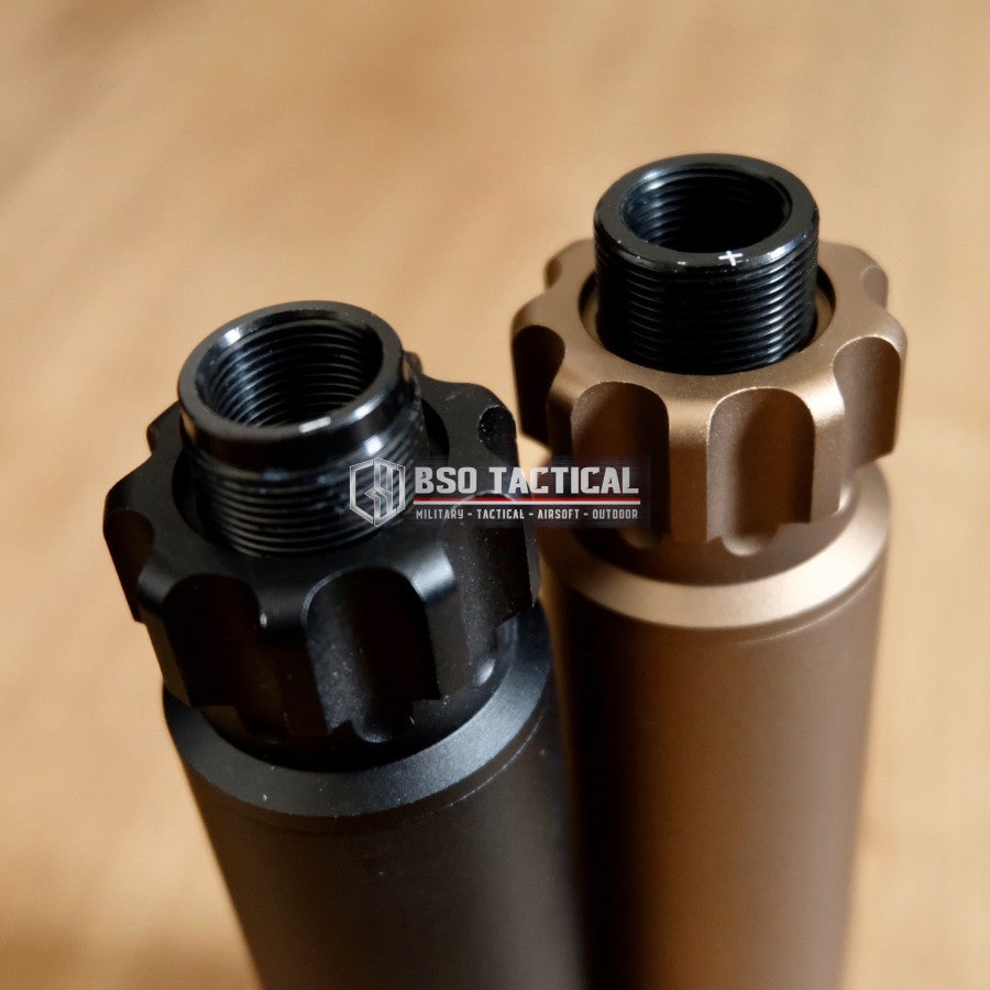 FMA Tactical Airsoft Silencer SPECTER Style 14mm CW CCW Alumunium