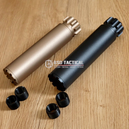 FMA Tactical Airsoft Silencer SPECTER Style 14mm CW CCW Alumunium