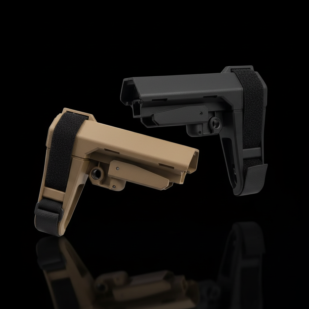 Popor Airsoft SB Tactical SBA3 Style Airsoft Stock Stabilizing Brace