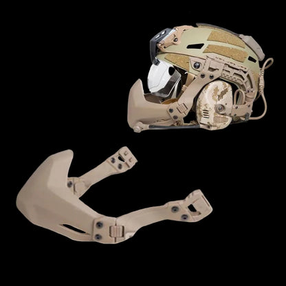 Masker FMA Half Seal Mask Folding For Tactical Helmet Outdoor