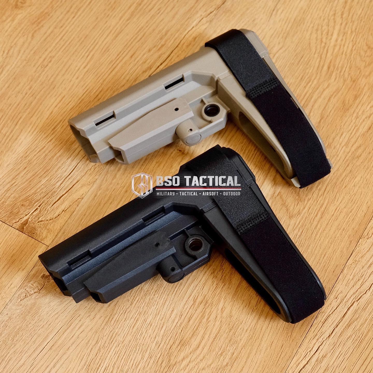 Popor Airsoft SB Tactical SBA3 Style Airsoft Stock Stabilizing Brace