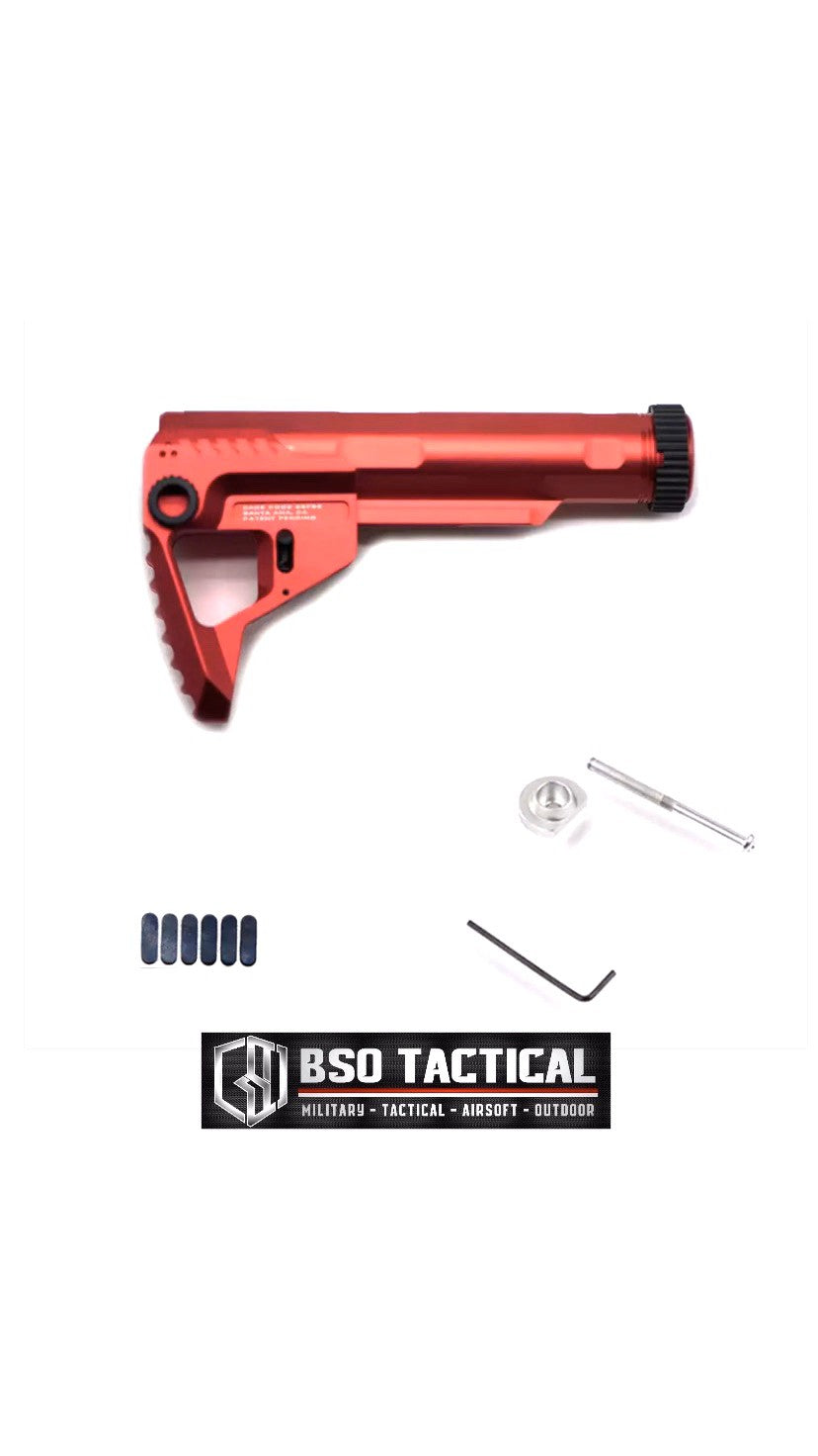 Popor Tactical Pit Buttstock SI Style CNC Alumunium Lightweight AEG
