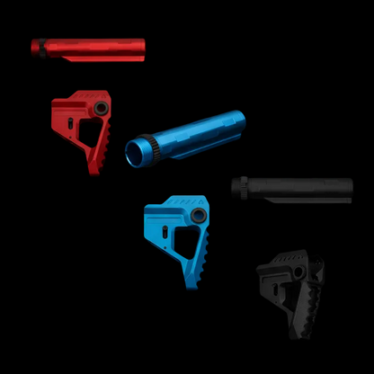 Popor Tactical Pit Buttstock SI Style CNC Alumunium Lightweight AEG