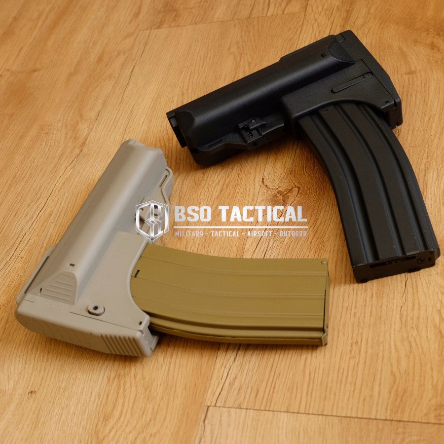 Popor Tactical Slong Style With Mag Spare Slot for Airsoft AEG GBBR WGB Buttstock