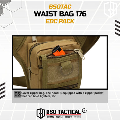Tas Selempang Pinggang Tactical Waist Bag EDC Pack - TS176