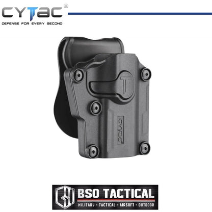 Holster Tactical Cytac Gen 1 Mega Fit Gen 1 Holster Universal 80+ Type Original - Belt Clip / Paddle