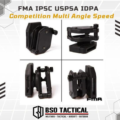 FMA IPSC USPSA IDPA Competition Multi Angle Speed 9mm Mag Pouch