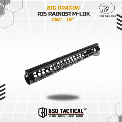 BD Tactical RIS MLOK Rainier Arm SWITCH 556 AR 15 Handguard - 12” 13” 15”
