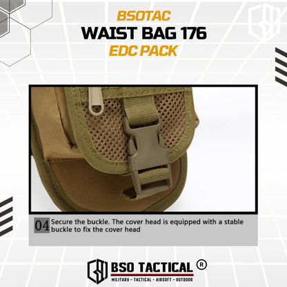 Tas Selempang Pinggang Tactical Waist Bag EDC Pack - TS176