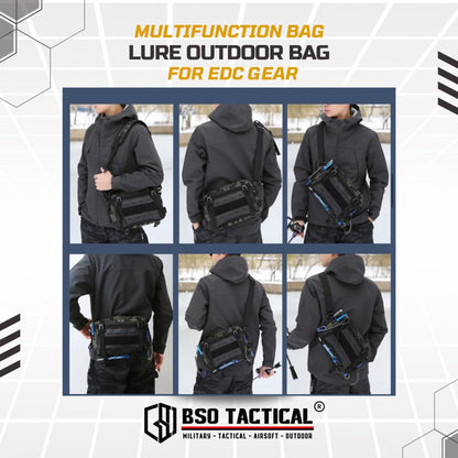 Lure Tactical Outdoor Multifungsi Bag EDC Fishing Cycling Camping Bag