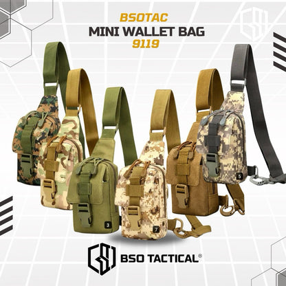 Tas Selempang Tactical Mini Wallet Bag Outdoor Sport Bag - 9119