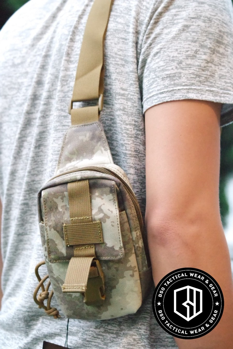 Tas Selempang Tactical Mini Wallet Bag Outdoor Sport Bag - 9119