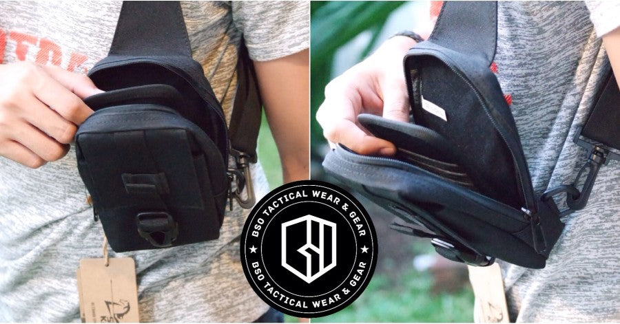 Tas Selempang Tactical Mini Wallet Bag Outdoor Sport Bag - 9119