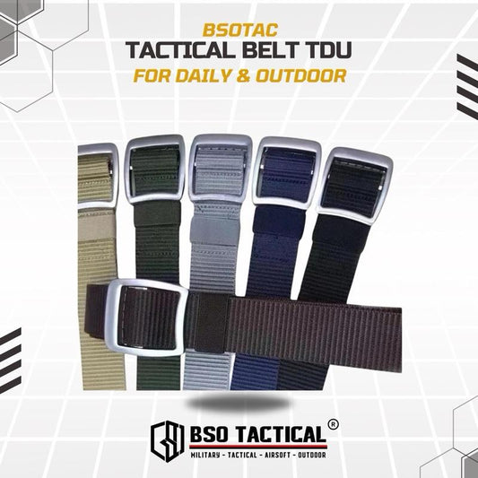 Sabuk Outdoor TDU Nylon Outdoor Belt Tactical Series Casual Daily