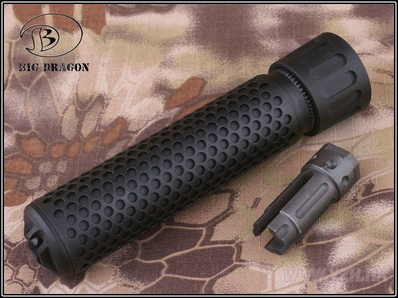 Tactical Silencer KAC Style 5.56 QD Long Mock Suppresor Flash Hider