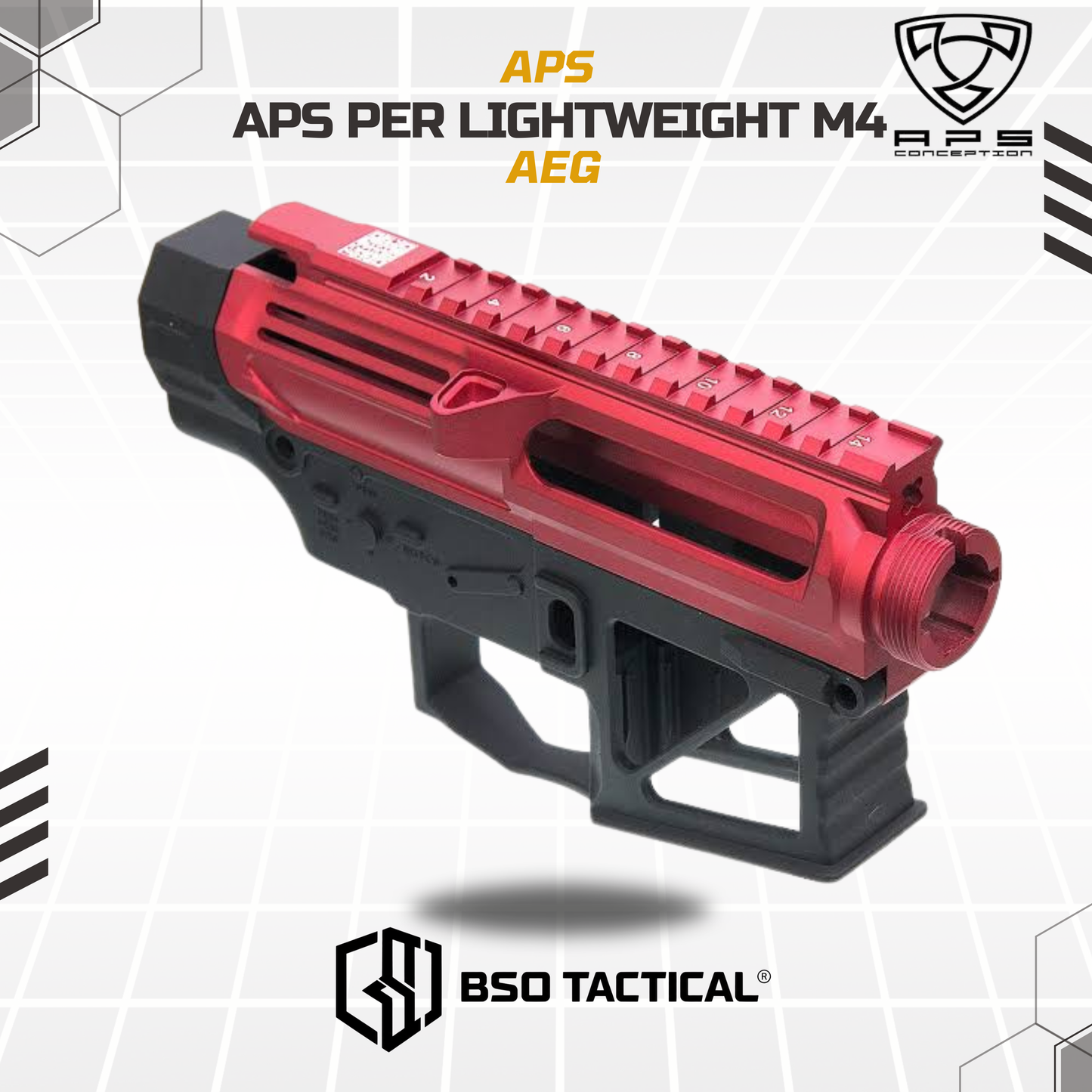APS PER Lightweight Airsoft Metal Body Reveiver Set Full Full Metal AEG M4
