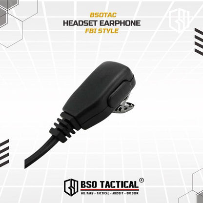 Headset Earphone Walkie Talkie FB Style 2 Pin HT
