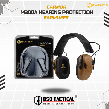 Earmor M300A Tactical Headset Hearing Protection Earmuff Earphone