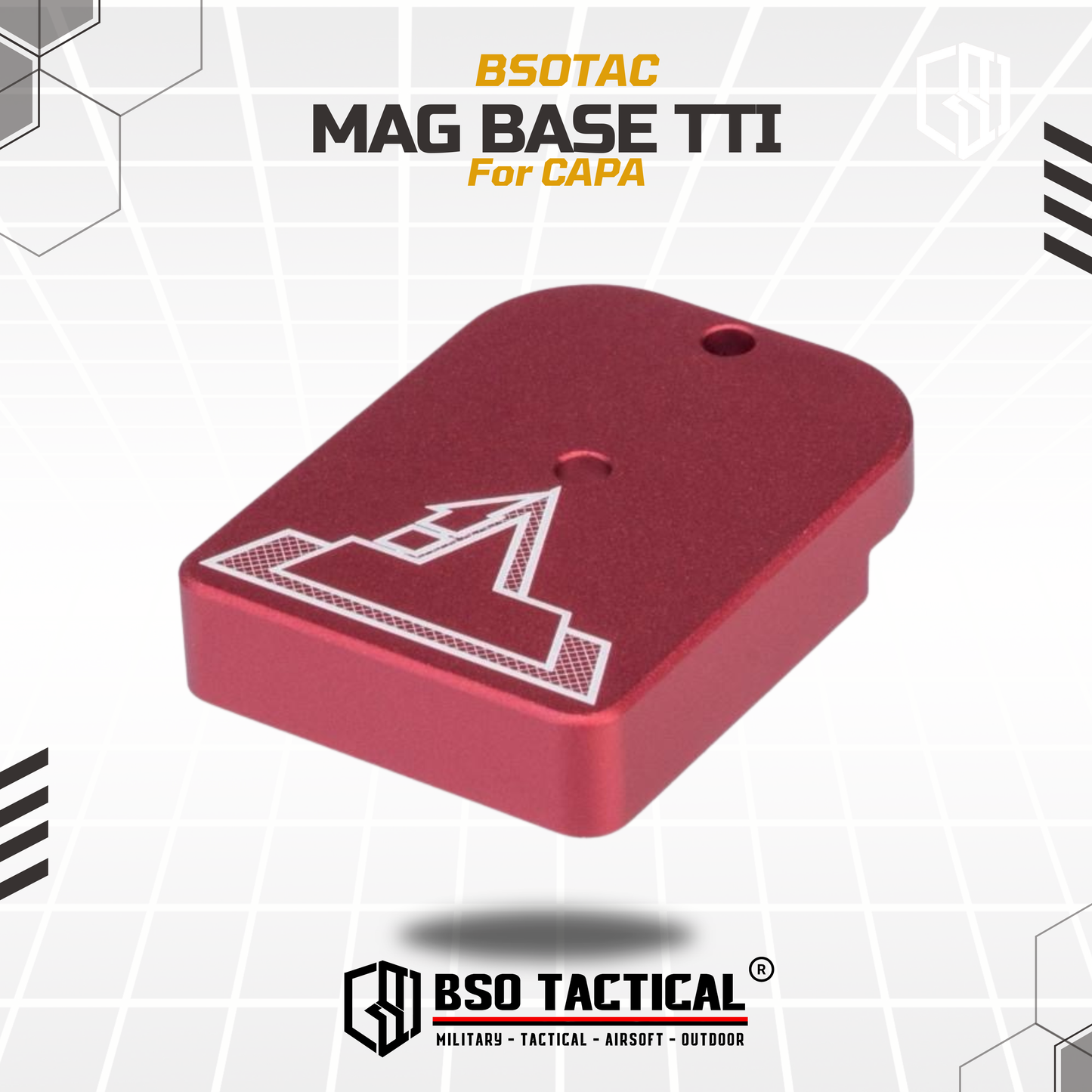 Mag Base Plate TTI Combat Master for Capa Gas Version CNC